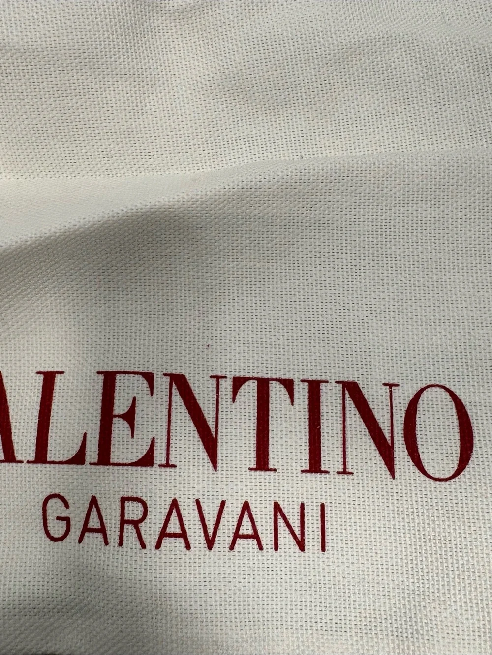Valentino Garavani White Dust Bag Set of 2
